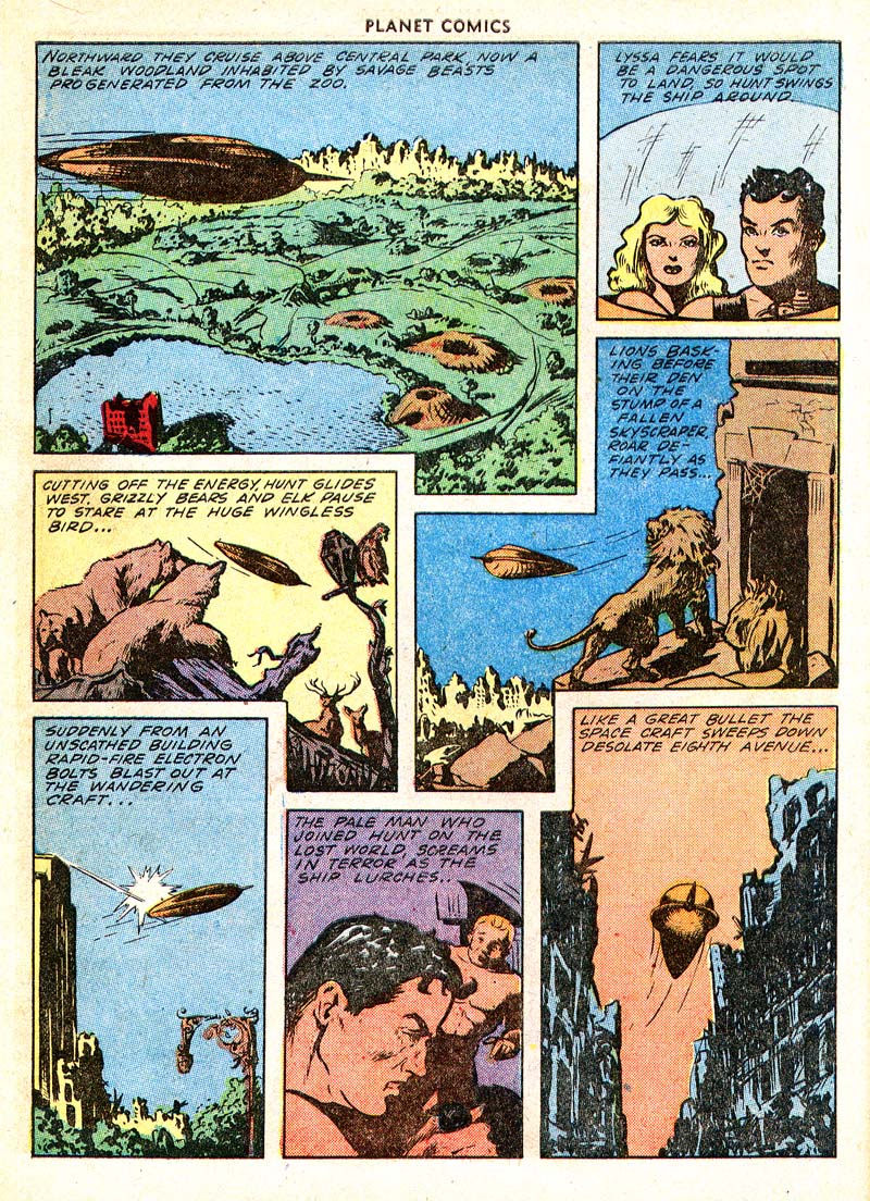 Planet Comics #65 (Fiction House), page 10. Public domain (US).