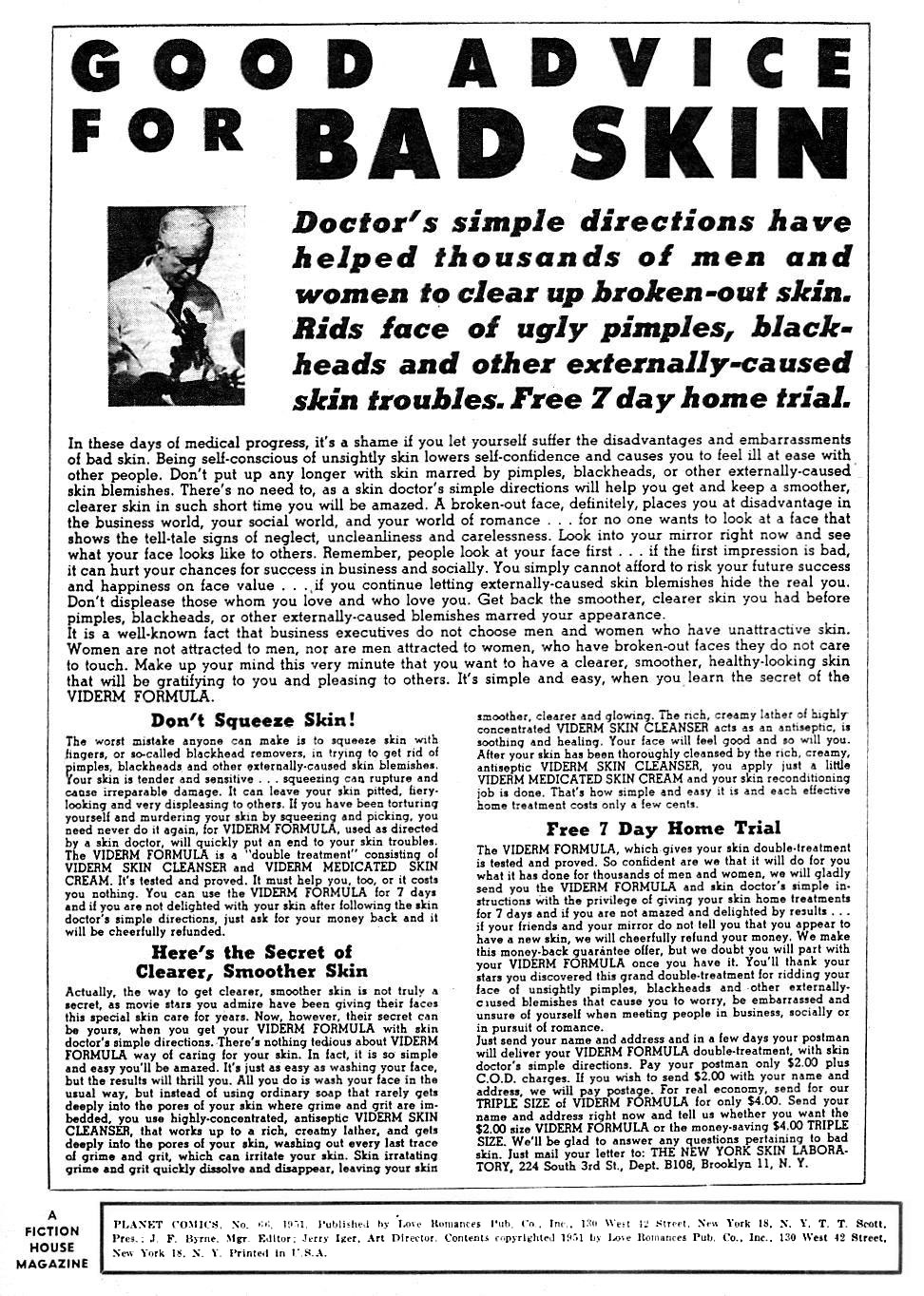 Planet Comics #66 (Fiction House), page 2. Public domain (US).