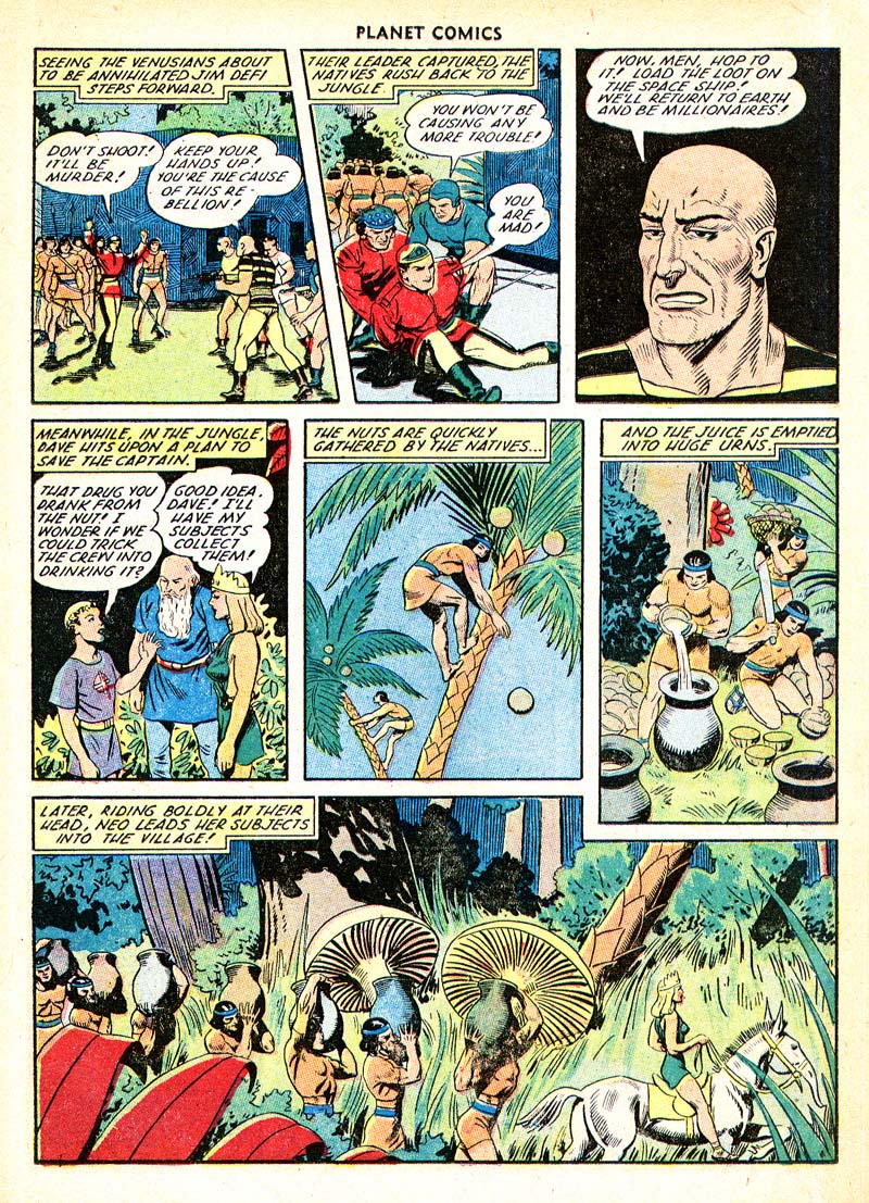 Planet Comics #66 (Fiction House), page 11. Public domain (US).