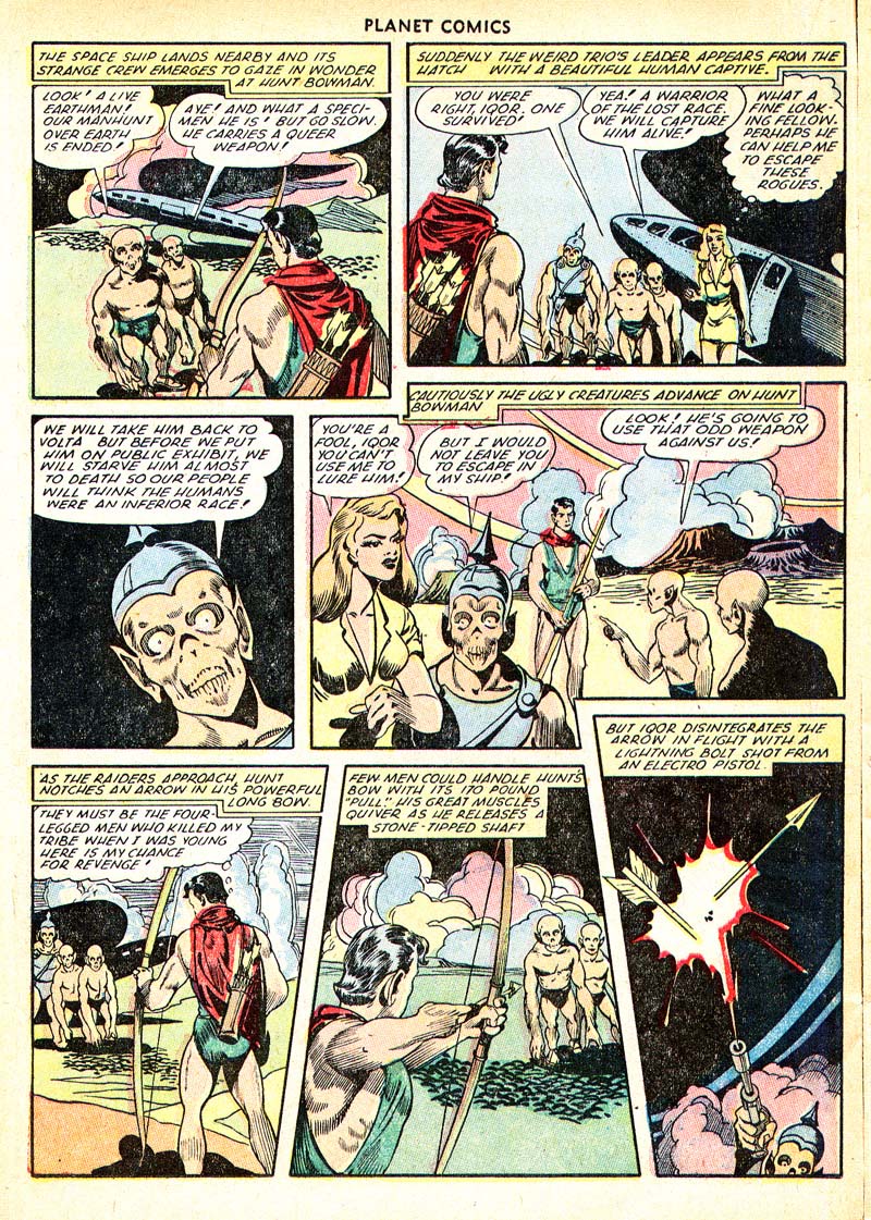 Planet Comics #66 (Fiction House), page 20. Public domain (US).