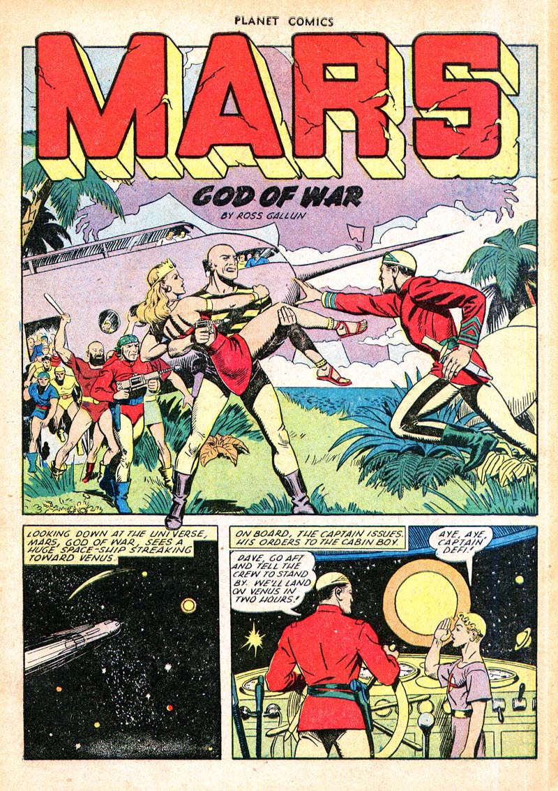 Planet Comics #66 (Fiction House), page 3. Public domain (US).