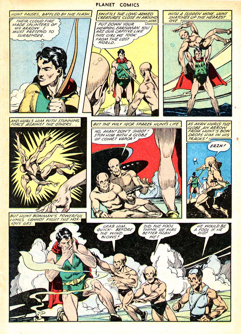 Planet Comics #66 (Fiction House), page 21. Public domain (US).