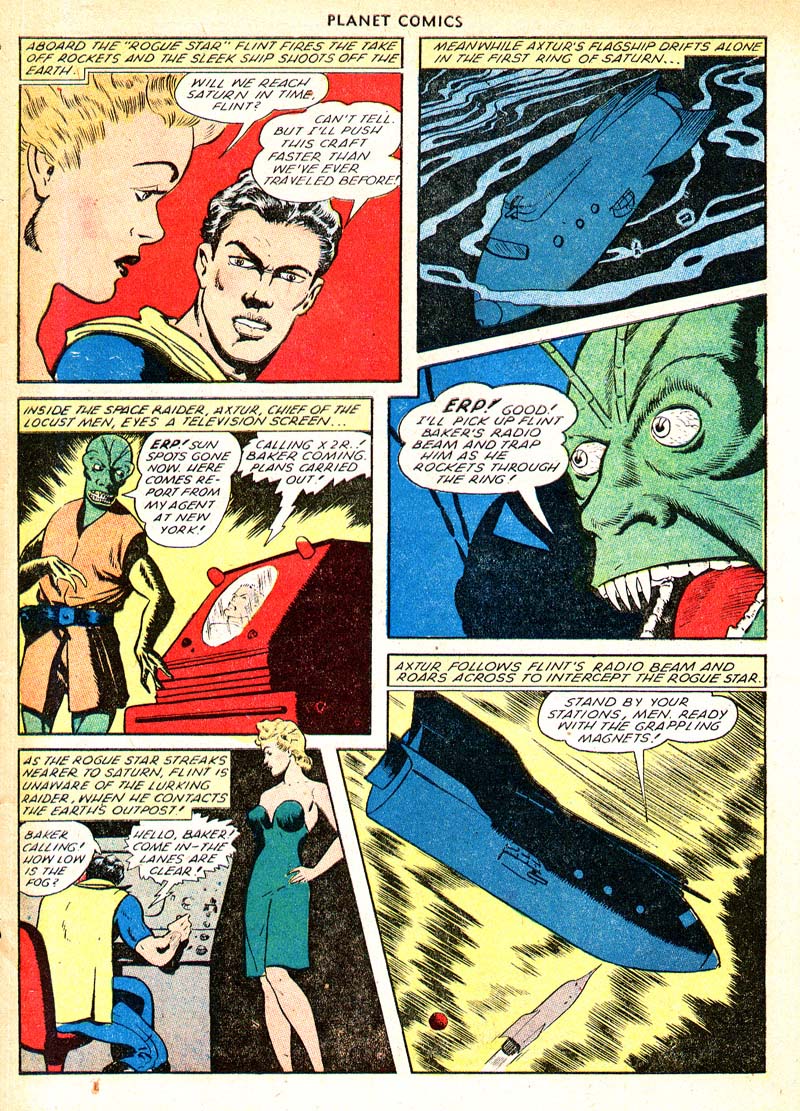 Planet Comics #66 (Fiction House), page 29. Public domain (US).