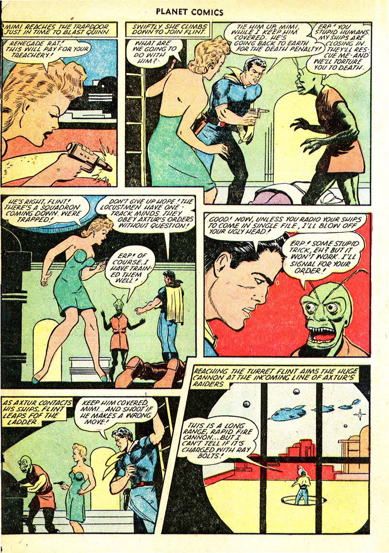 Planet Comics #66 (Fiction House), page 33. Public domain (US).