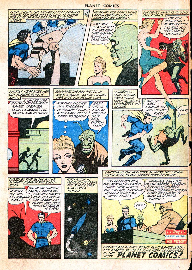 Planet Comics #66 (Fiction House), page 34. Public domain (US).