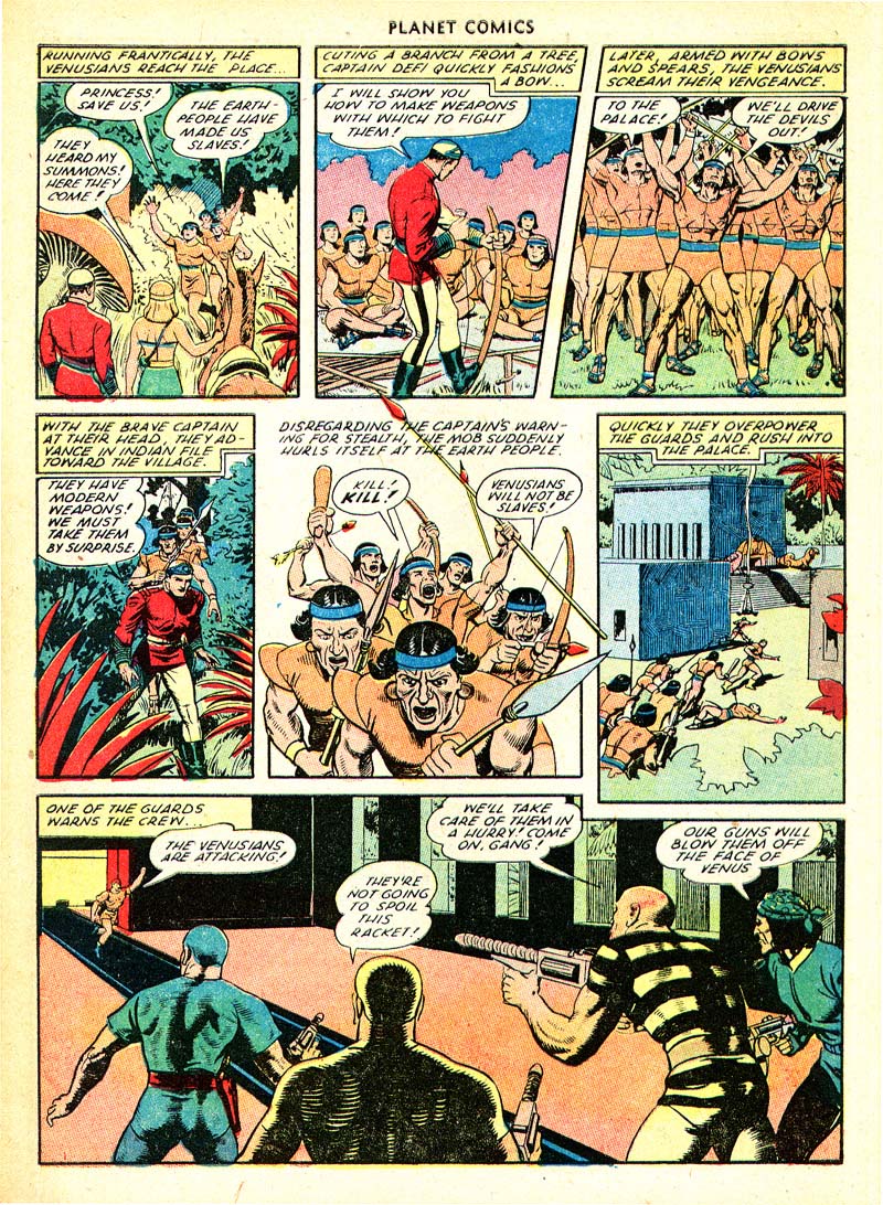Planet Comics #66 (Fiction House), page 10. Public domain (US).