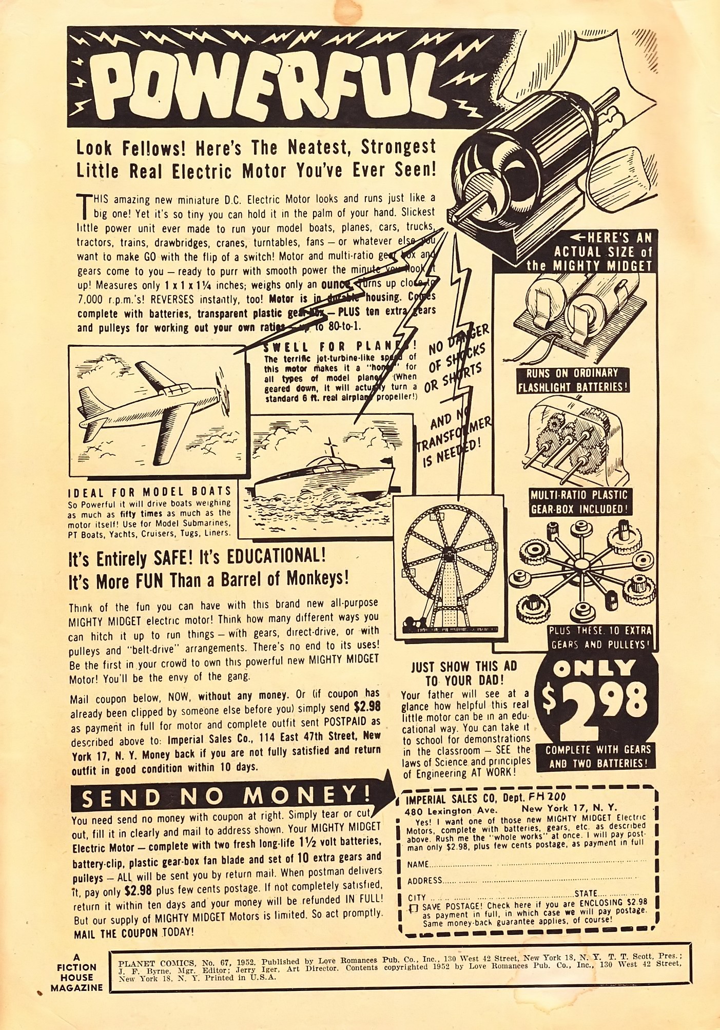 Planet Comics #67 (Fiction House), page 2. Public domain (US).