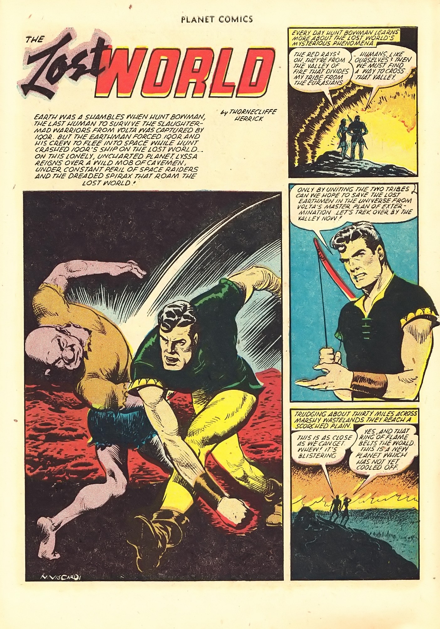 Planet Comics #67 (Fiction House), page 27. Public domain (US).