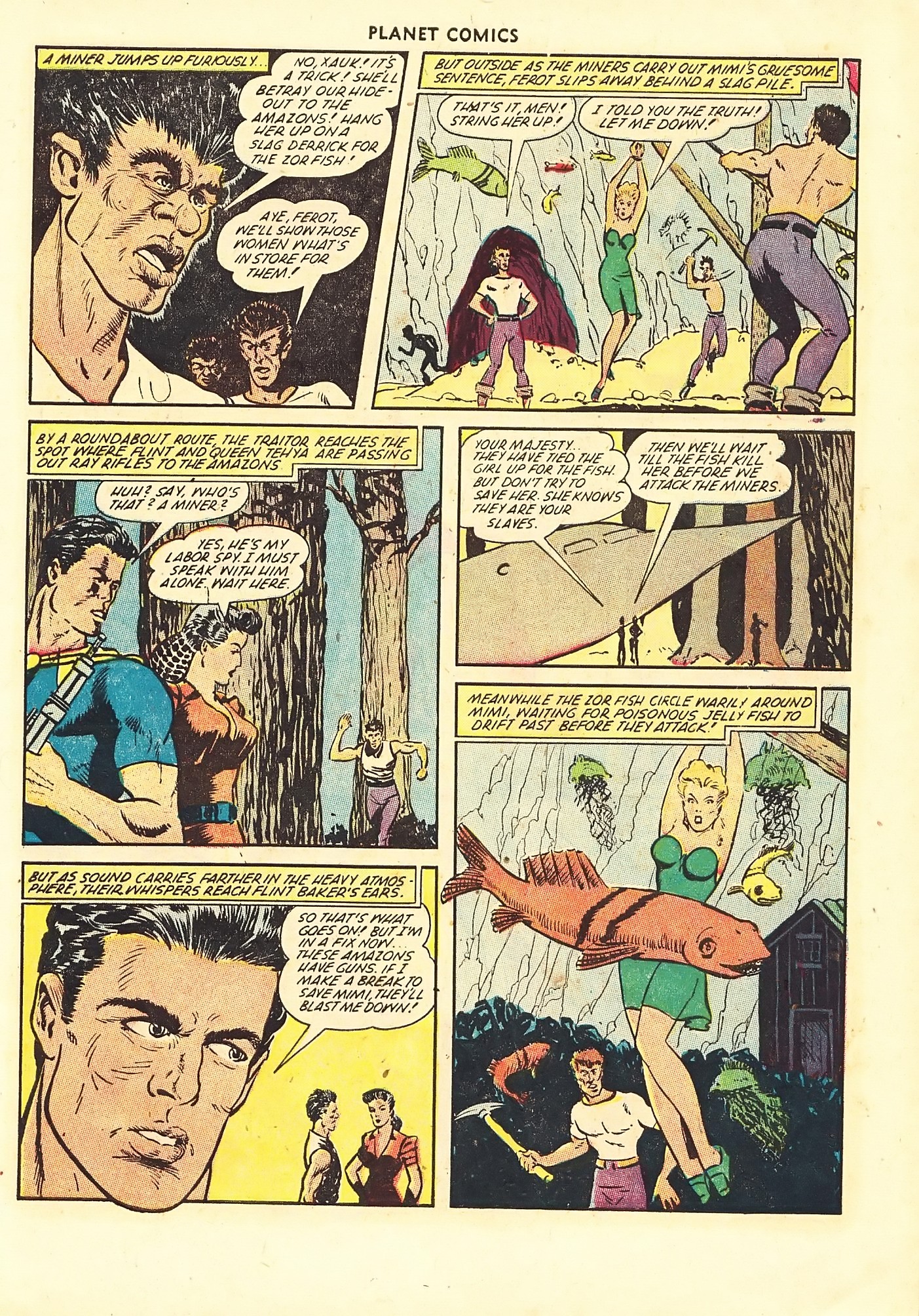 Planet Comics #67 (Fiction House), page 7. Public domain (US).