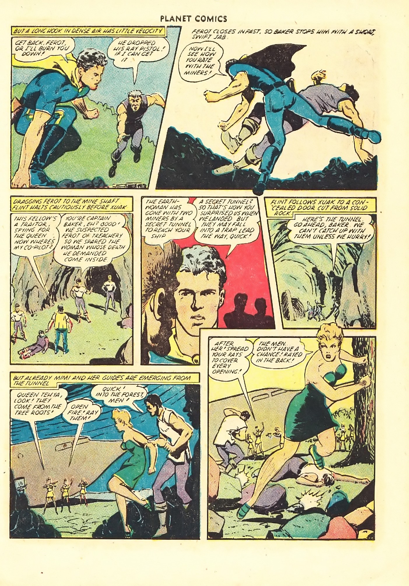 Planet Comics #67 (Fiction House), page 9. Public domain (US).