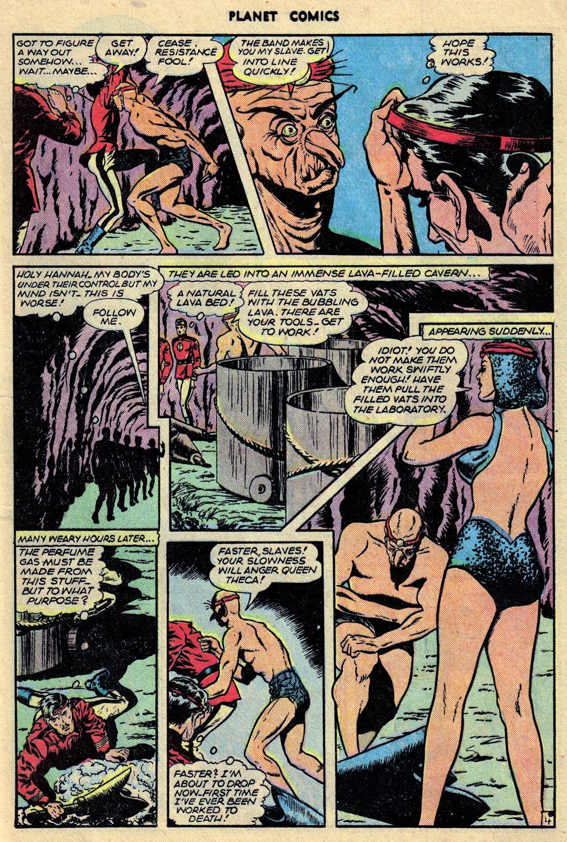 Planet Comics #68 (Fiction House), page 15. Public domain (US).