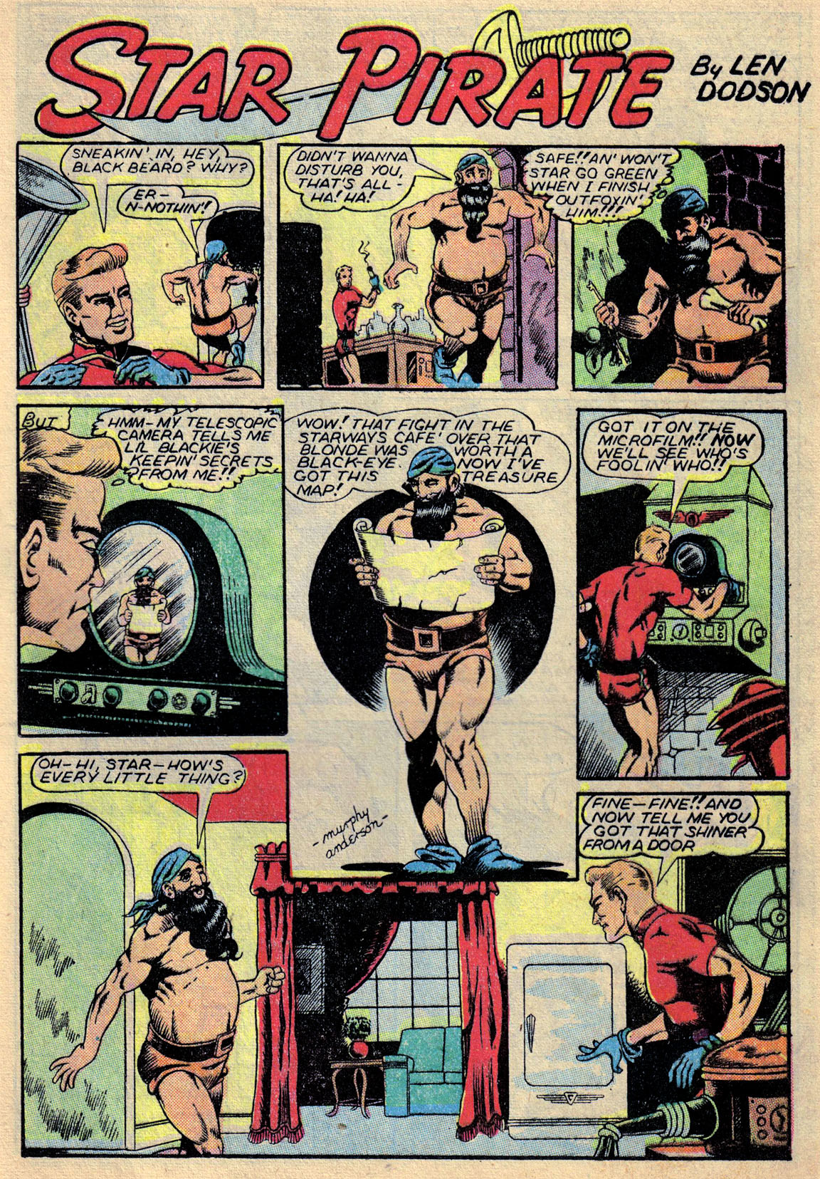 Planet Comics #68 (Fiction House), page 23. Public domain (US).
