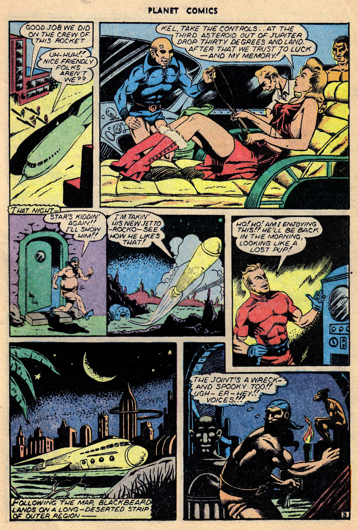 Planet Comics #68 (Fiction House), page 25. Public domain (US).