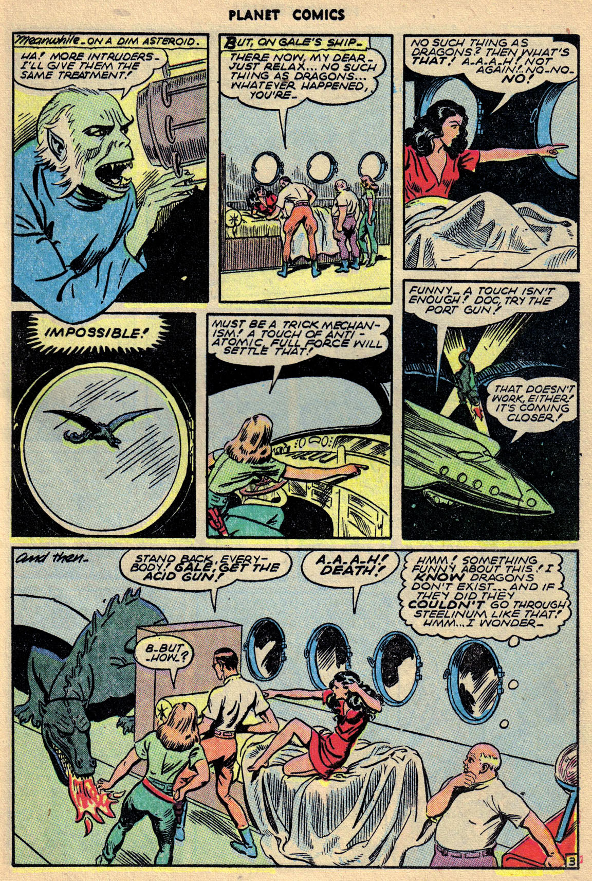 Planet Comics #68 (Fiction House), page 31. Public domain (US).