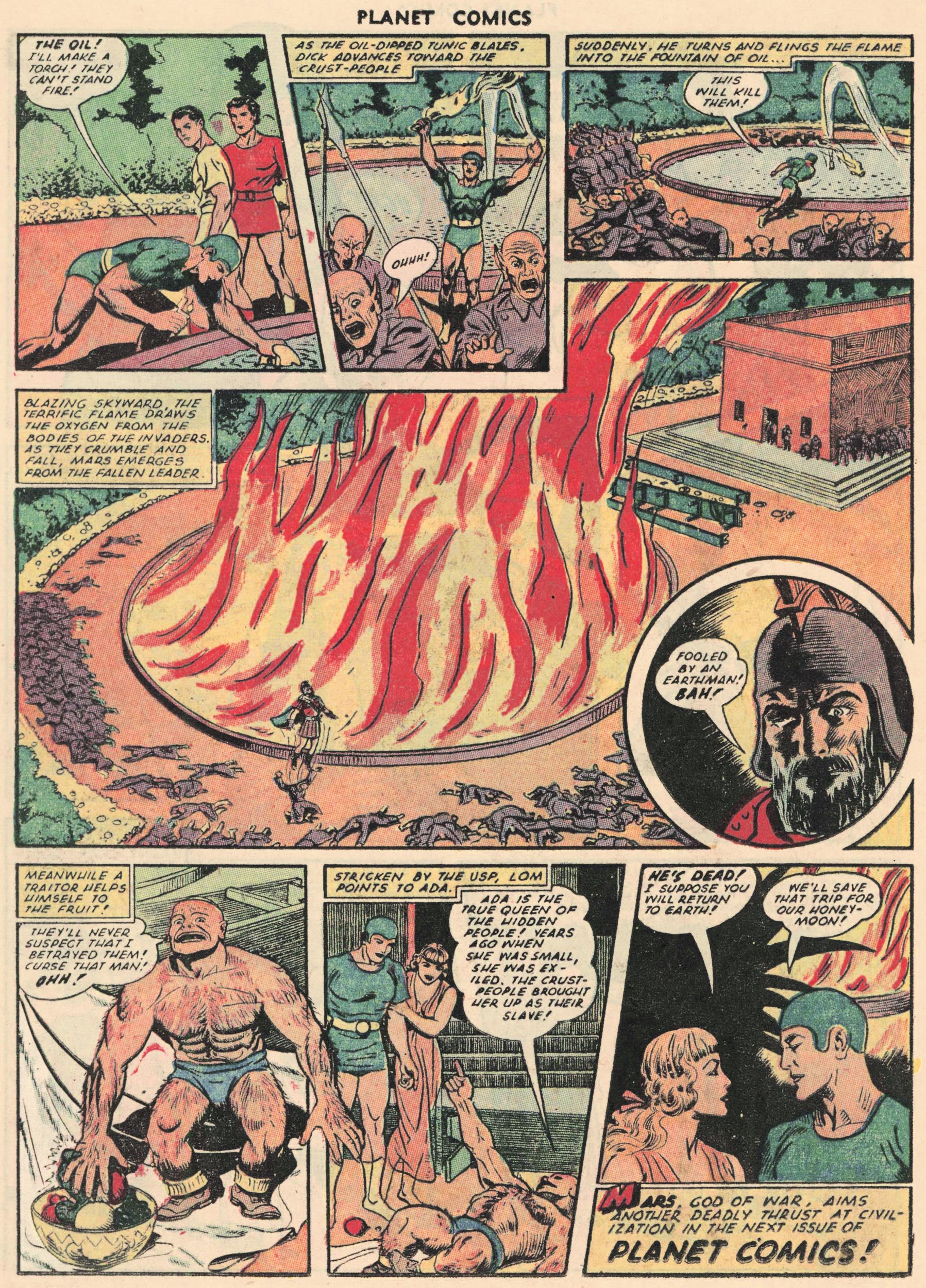 Planet Comics #69 (Fiction House), page 12. Public domain (US).