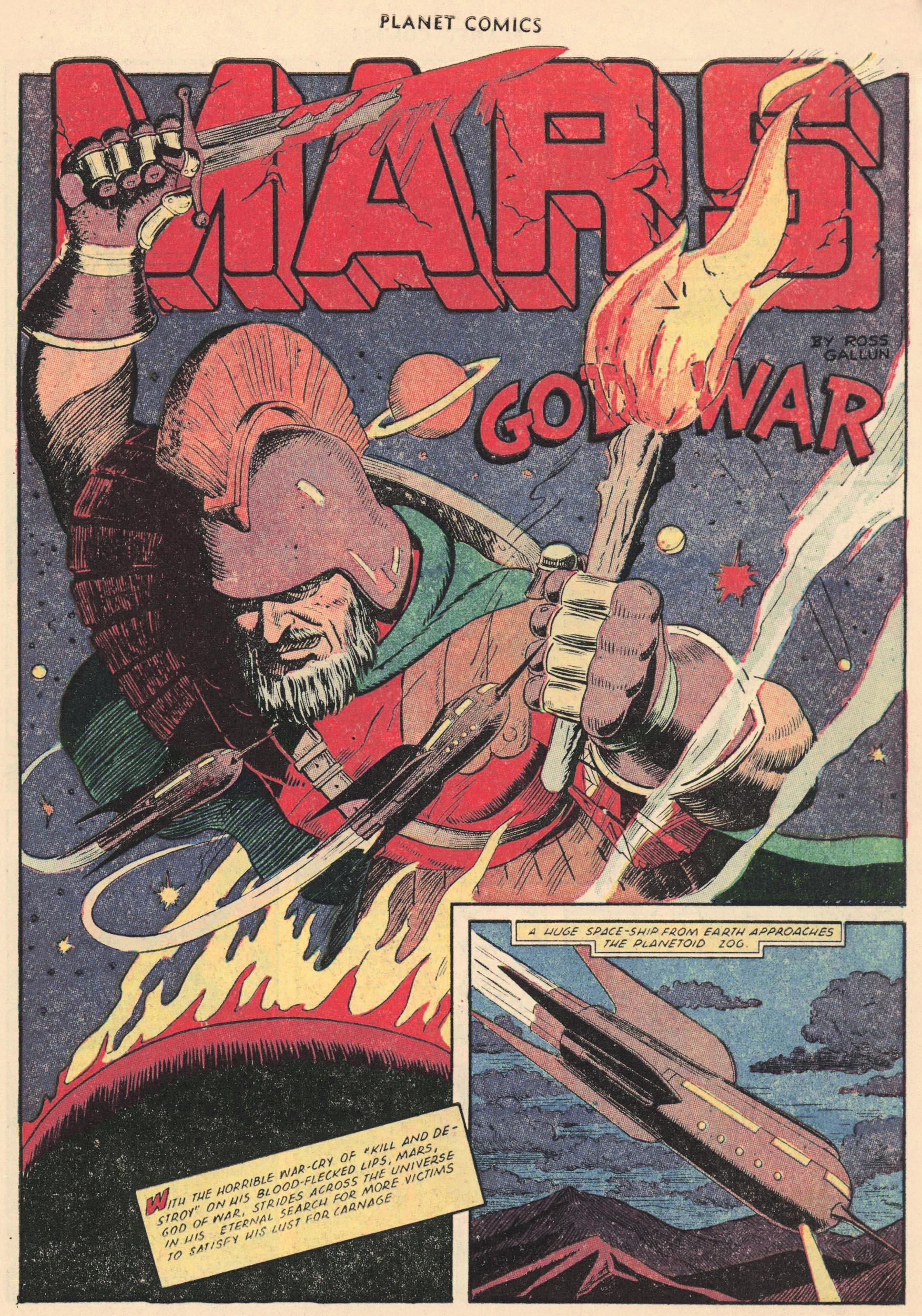 Planet Comics #69 (Fiction House), page 3. Public domain (US).