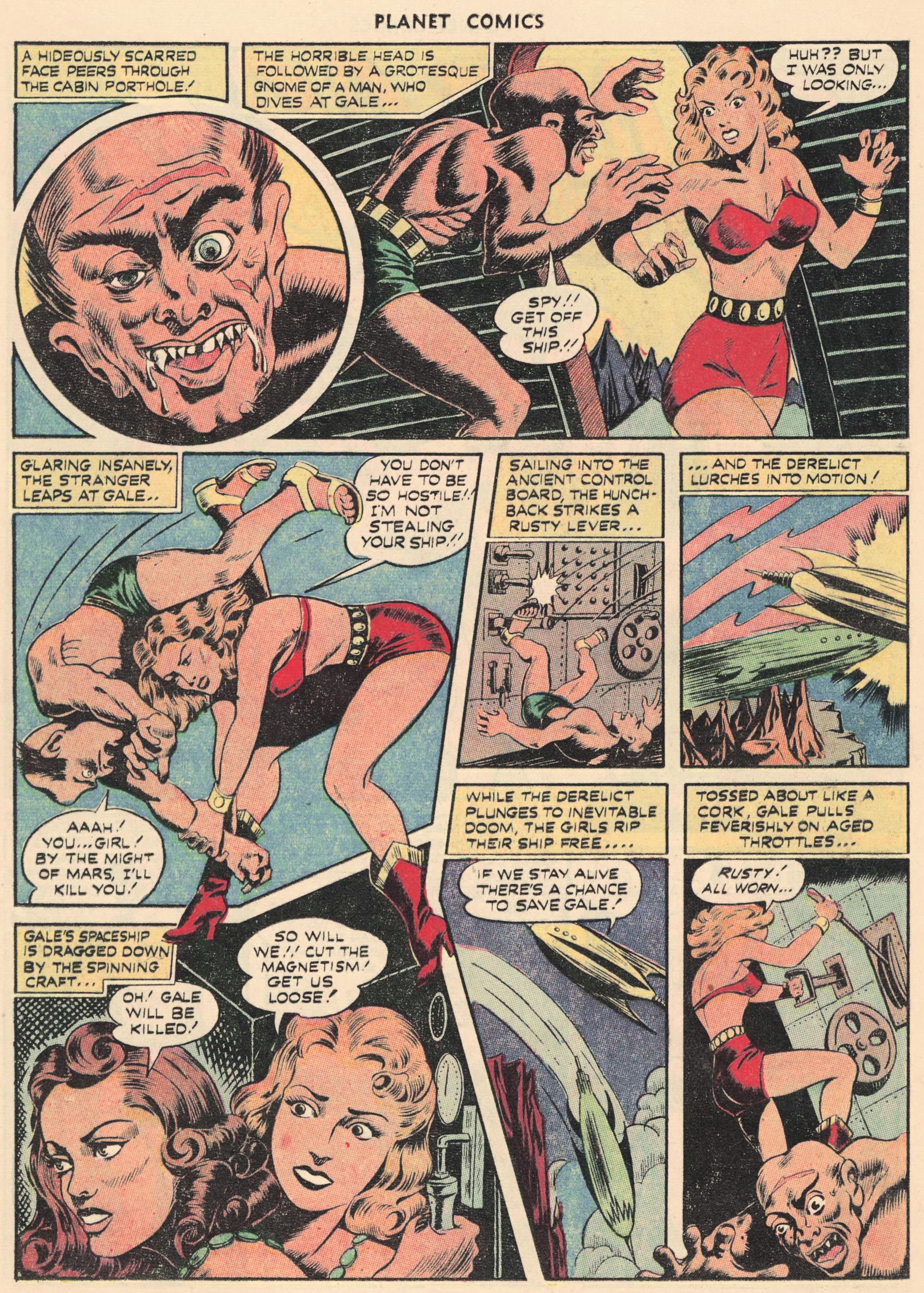 Planet Comics #69 (Fiction House), page 22. Public domain (US).