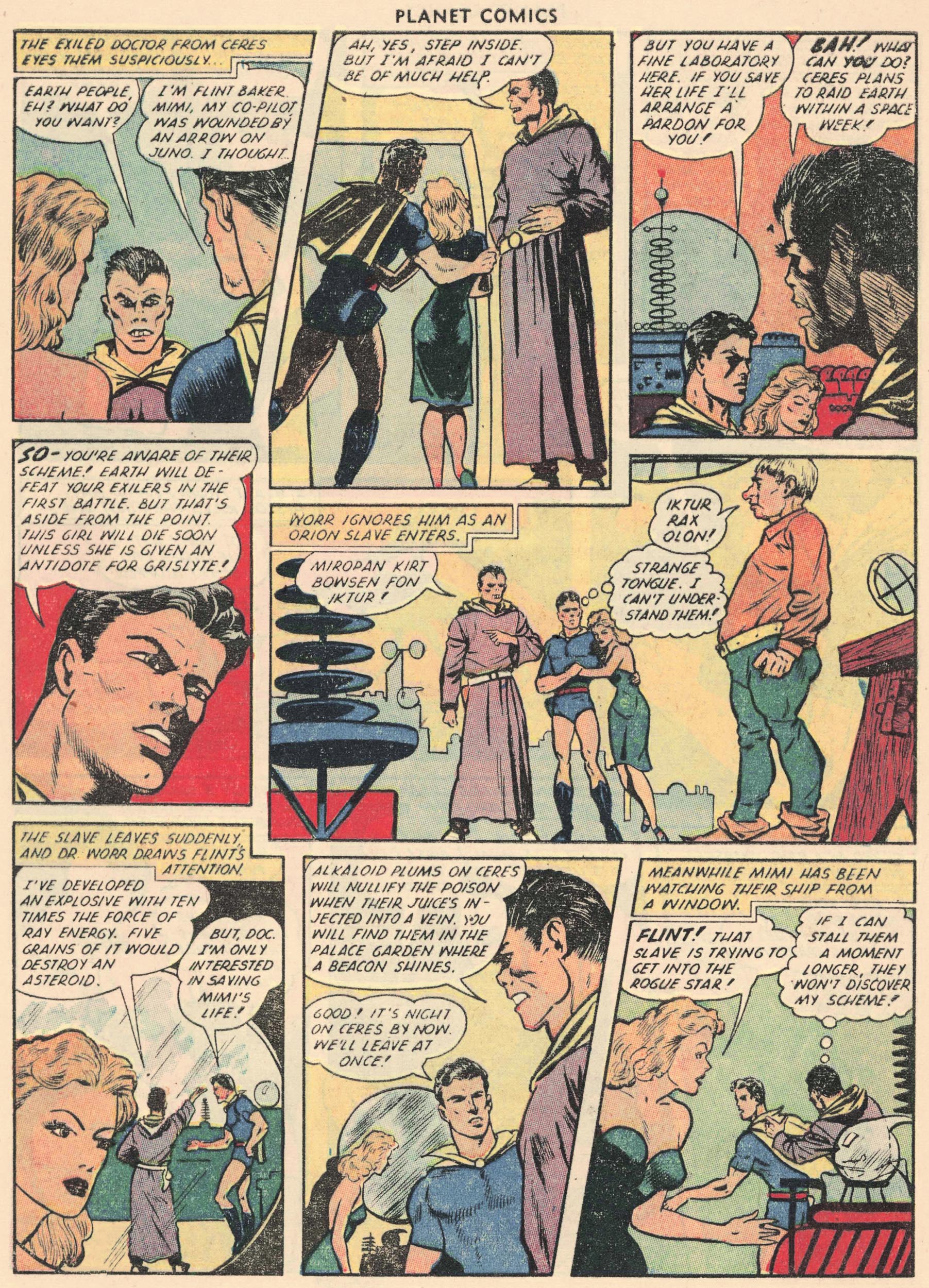 Planet Comics #69 (Fiction House), page 30. Public domain (US).