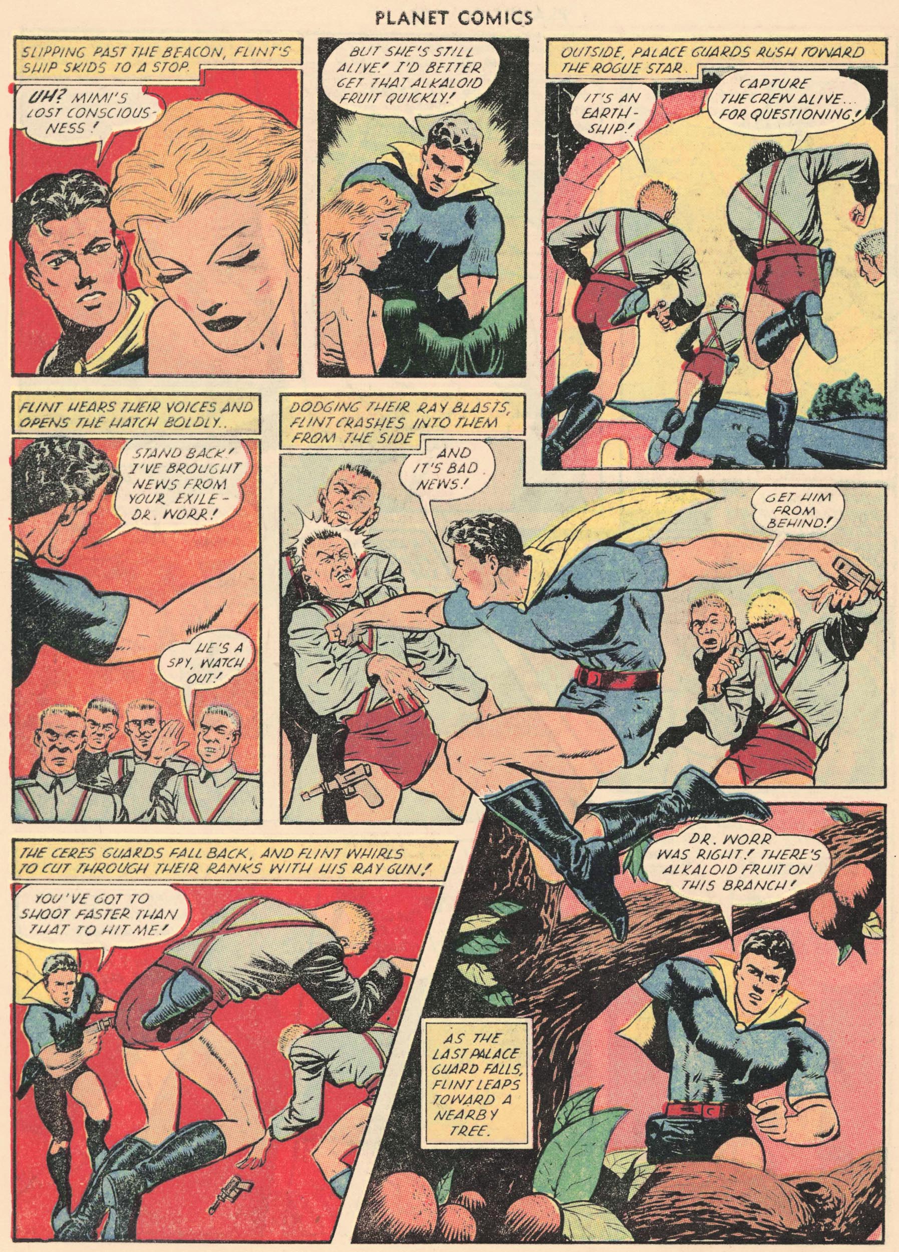 Planet Comics #69 (Fiction House), page 32. Public domain (US).