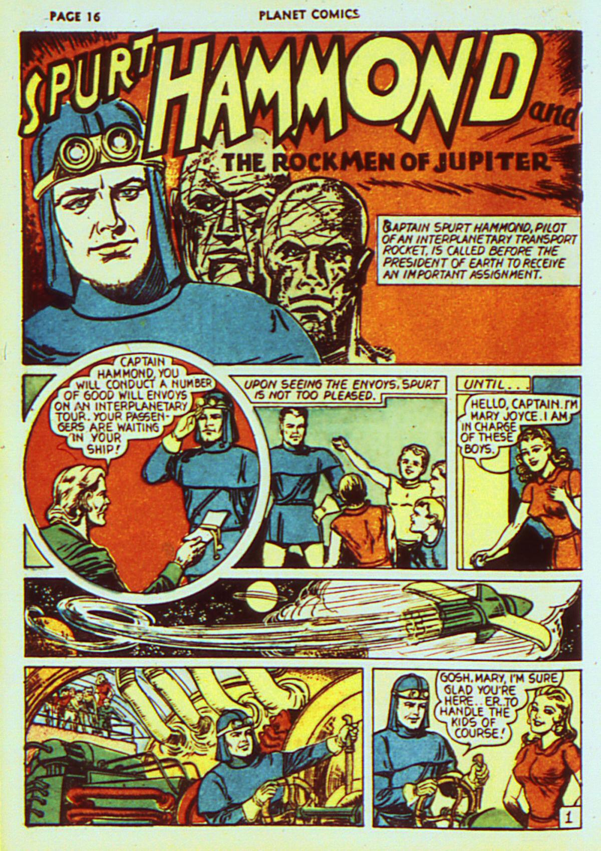 Planet Comics #7 (Fiction House), page 19. Public domain (US).