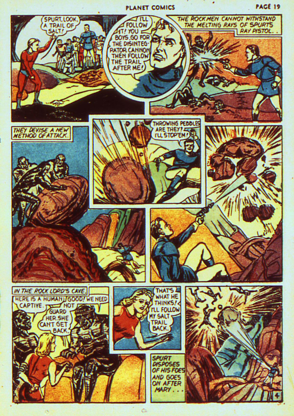 Planet Comics #7 (Fiction House), page 22. Public domain (US).