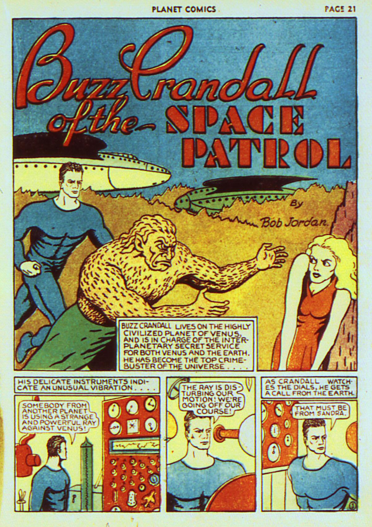 Planet Comics #7 (Fiction House), page 24. Public domain (US).