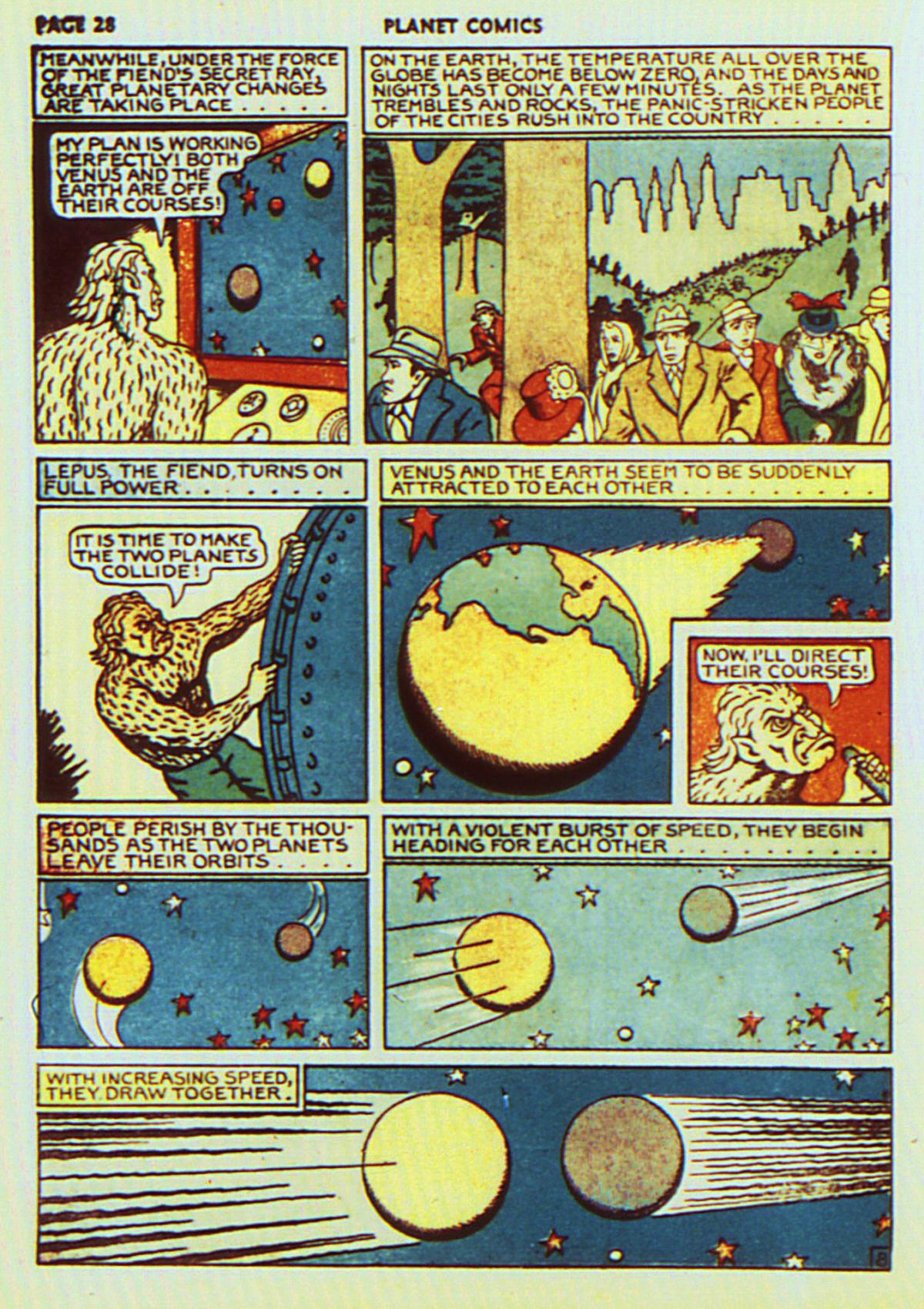 Planet Comics #7 (Fiction House), page 31. Public domain (US).