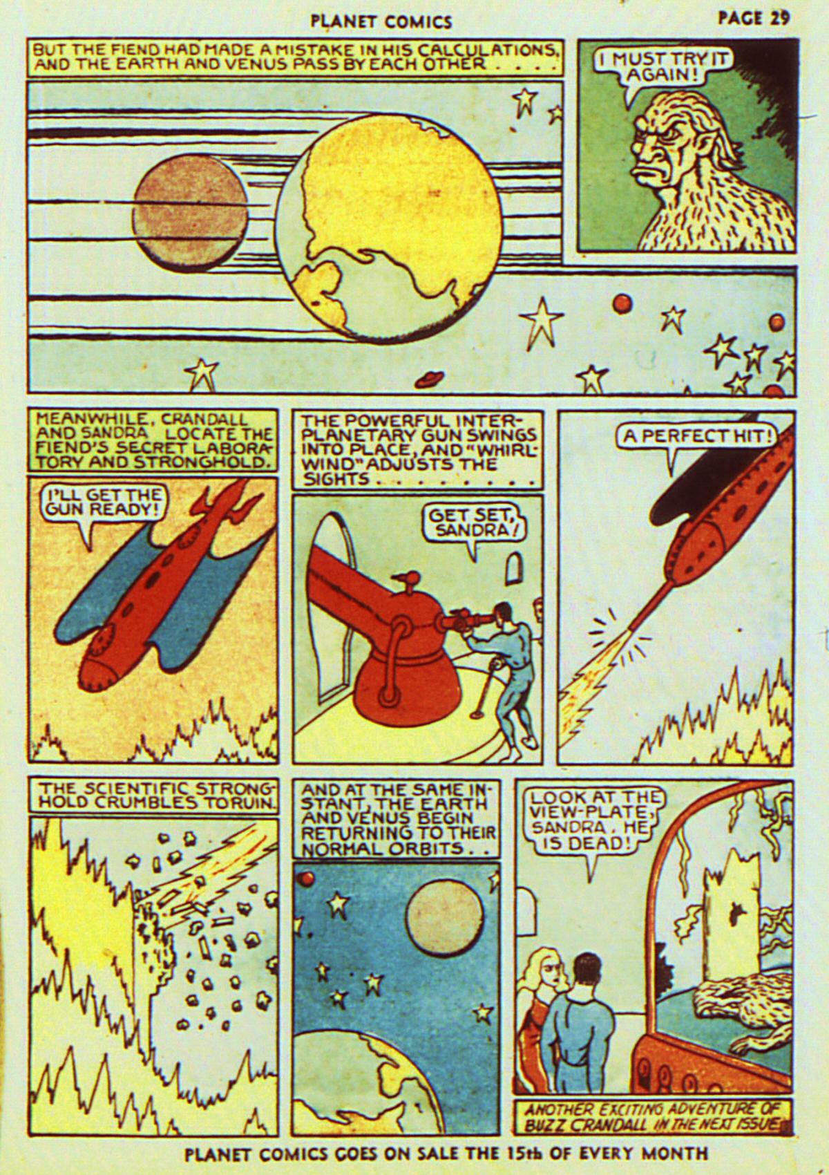 Planet Comics #7 (Fiction House), page 32. Public domain (US).