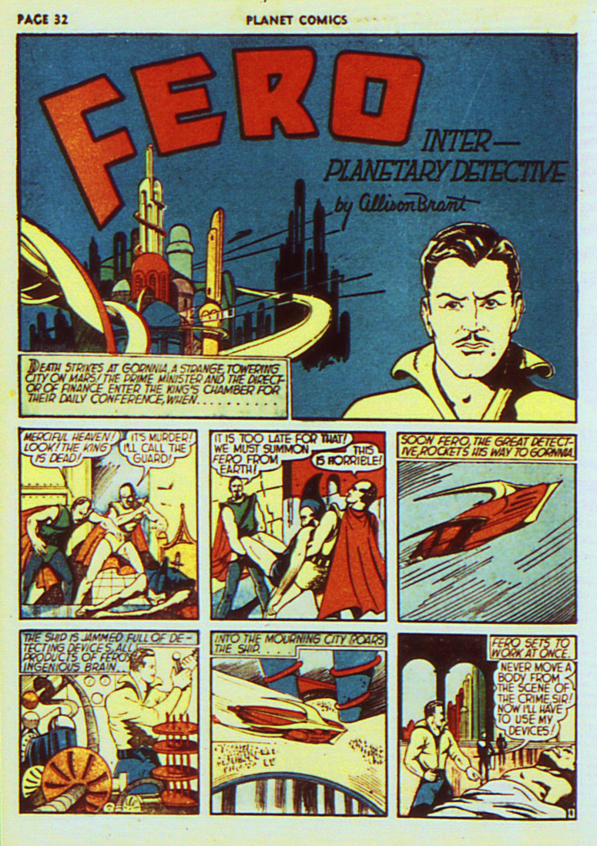 Planet Comics #7 (Fiction House), page 35. Public domain (US).