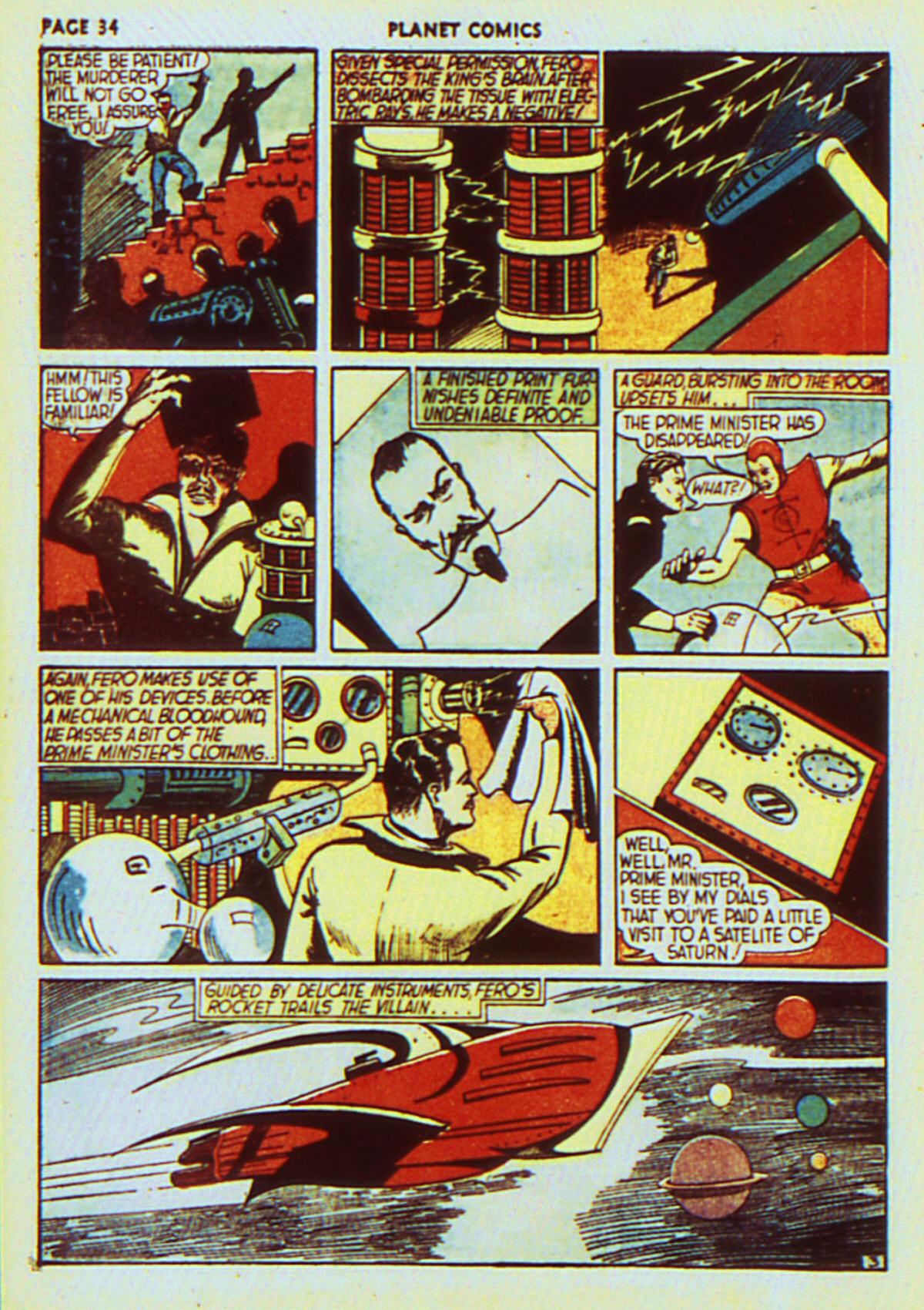 Planet Comics #7 (Fiction House), page 37. Public domain (US).