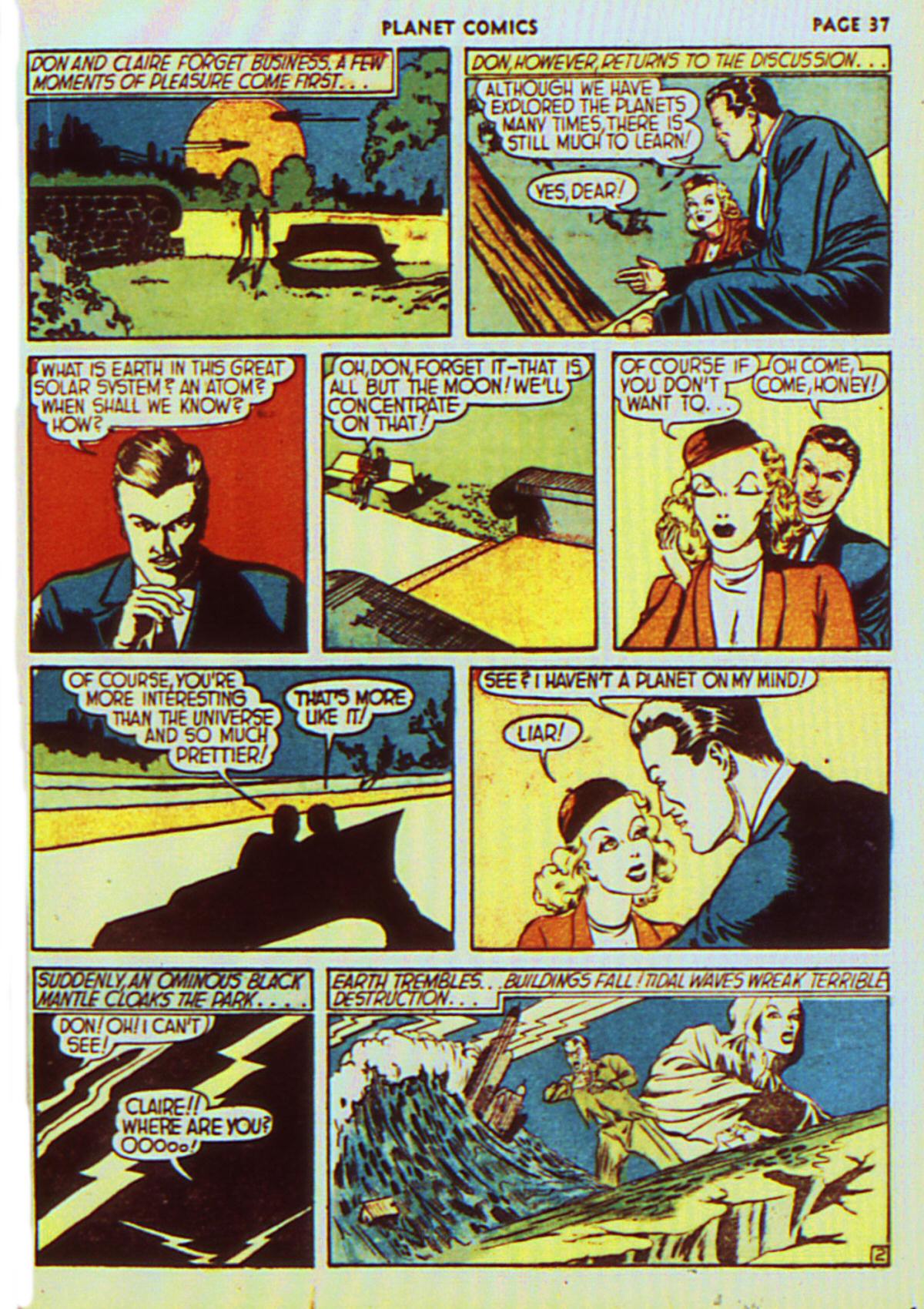 Planet Comics #7 (Fiction House), page 40. Public domain (US).