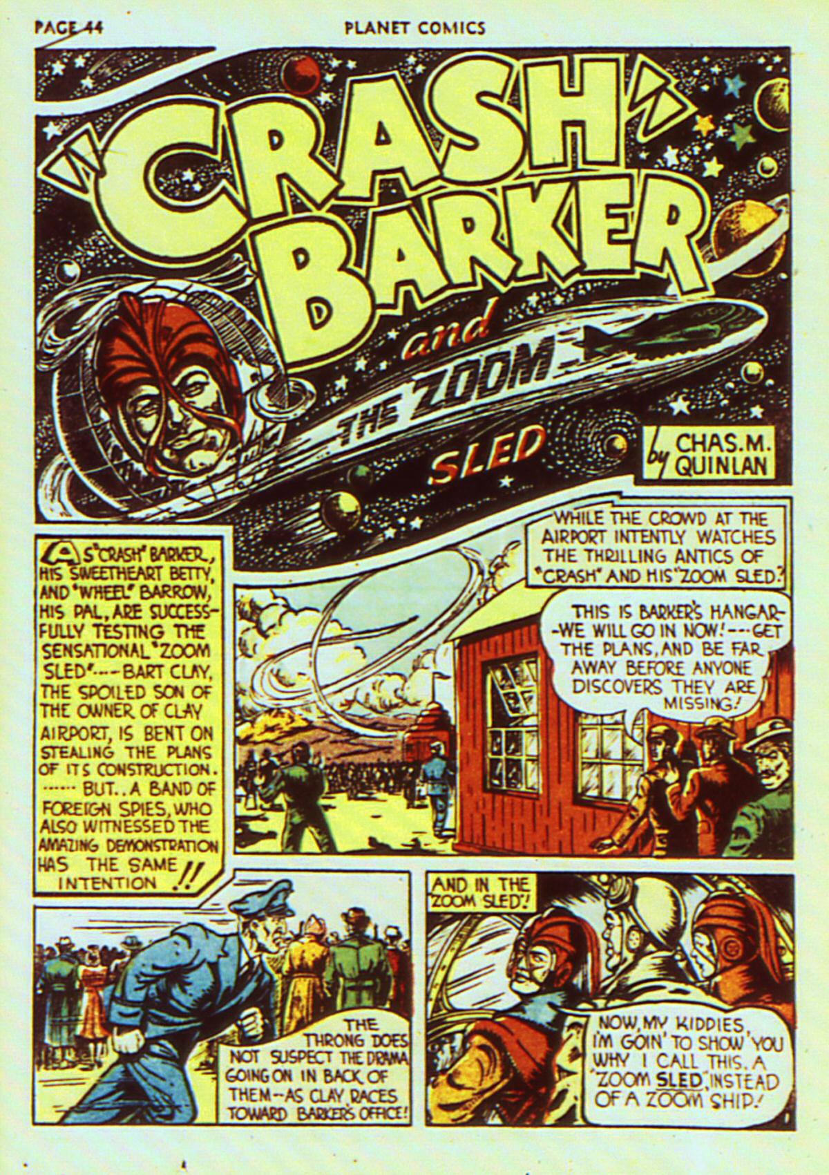 Planet Comics #7 (Fiction House), page 47. Public domain (US).