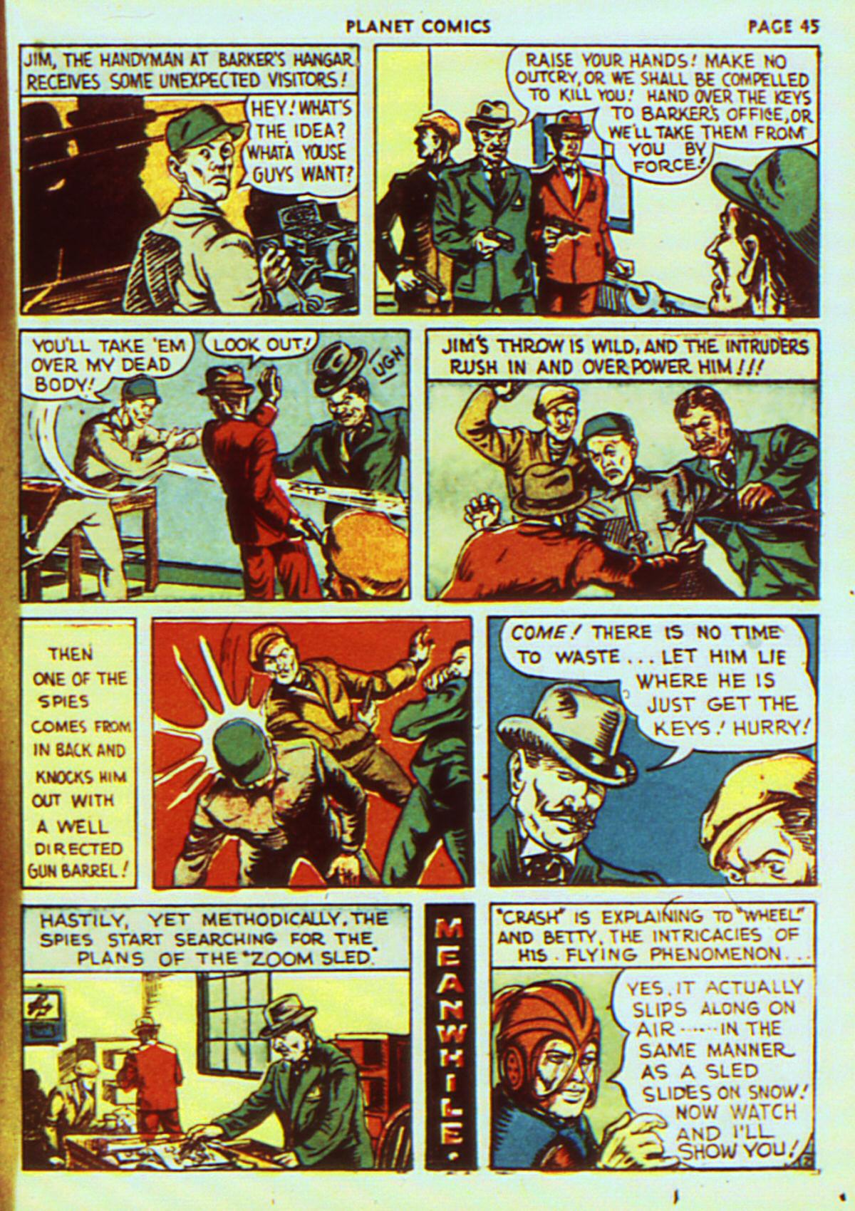 Planet Comics #7 (Fiction House), page 48. Public domain (US).