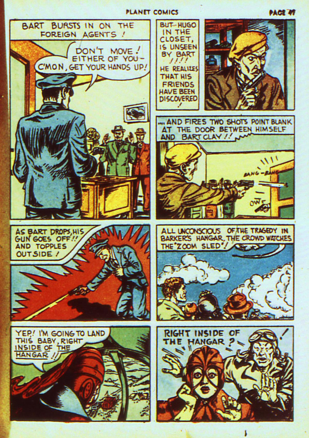 Planet Comics #7 (Fiction House), page 50. Public domain (US).