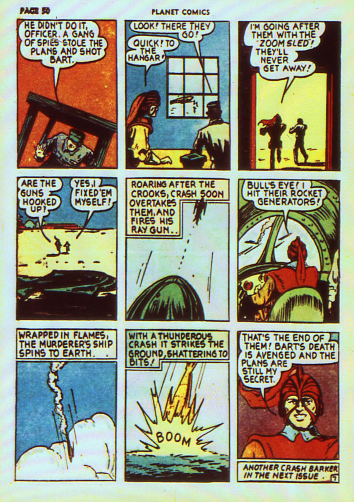 Planet Comics #7 (Fiction House), page 53. Public domain (US).