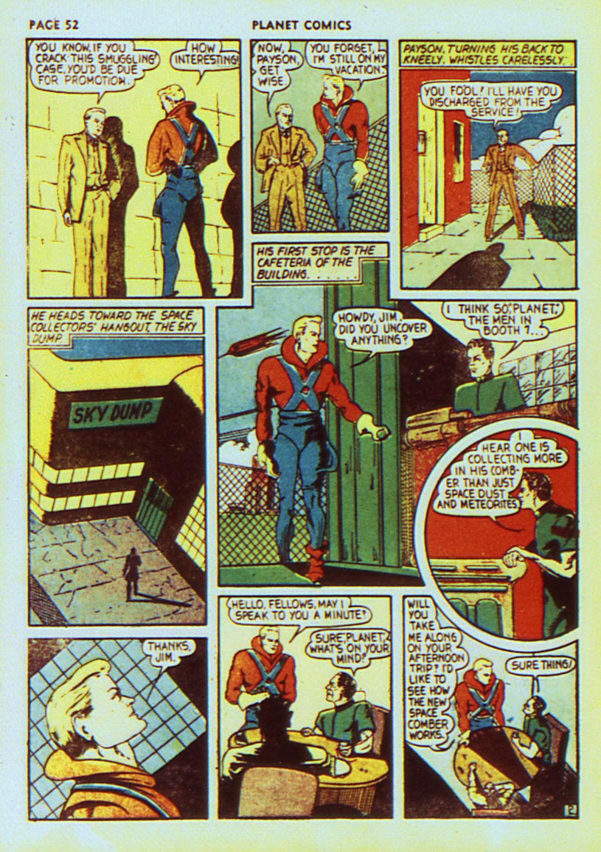 Planet Comics #7 (Fiction House), page 55. Public domain (US).