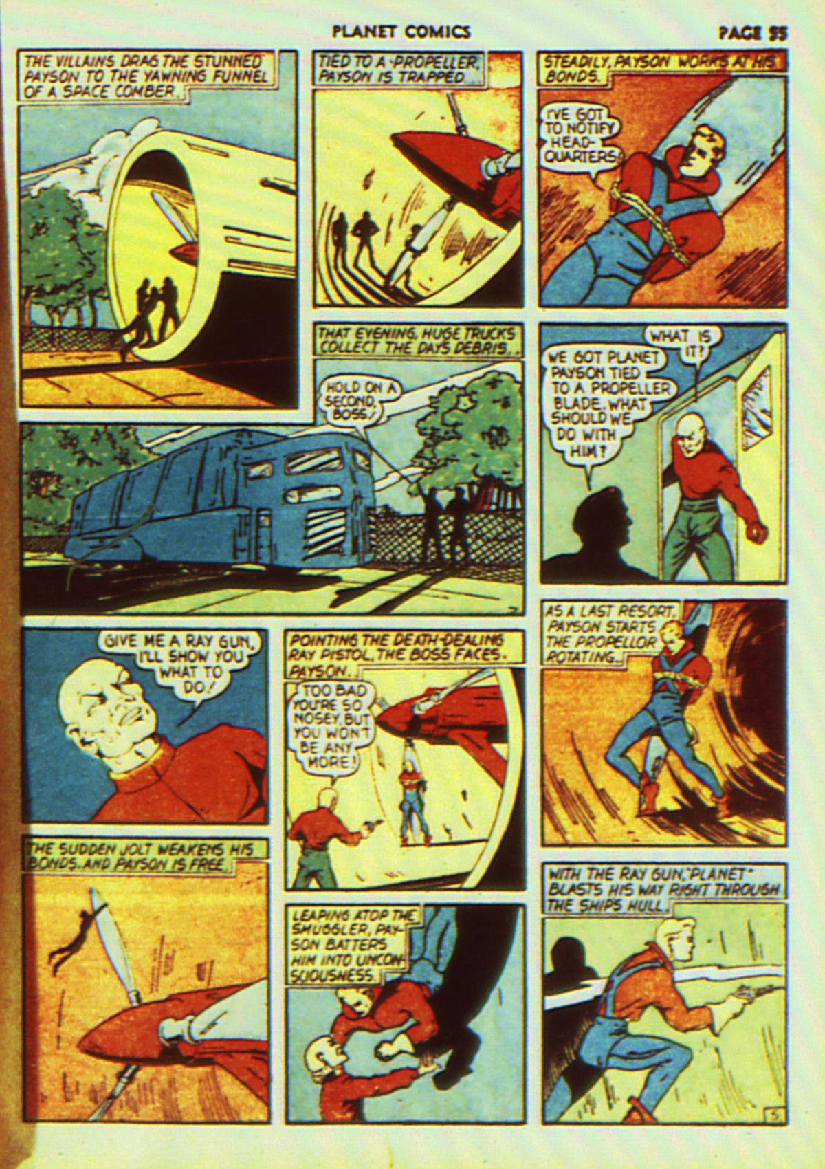 Planet Comics #7 (Fiction House), page 58. Public domain (US).