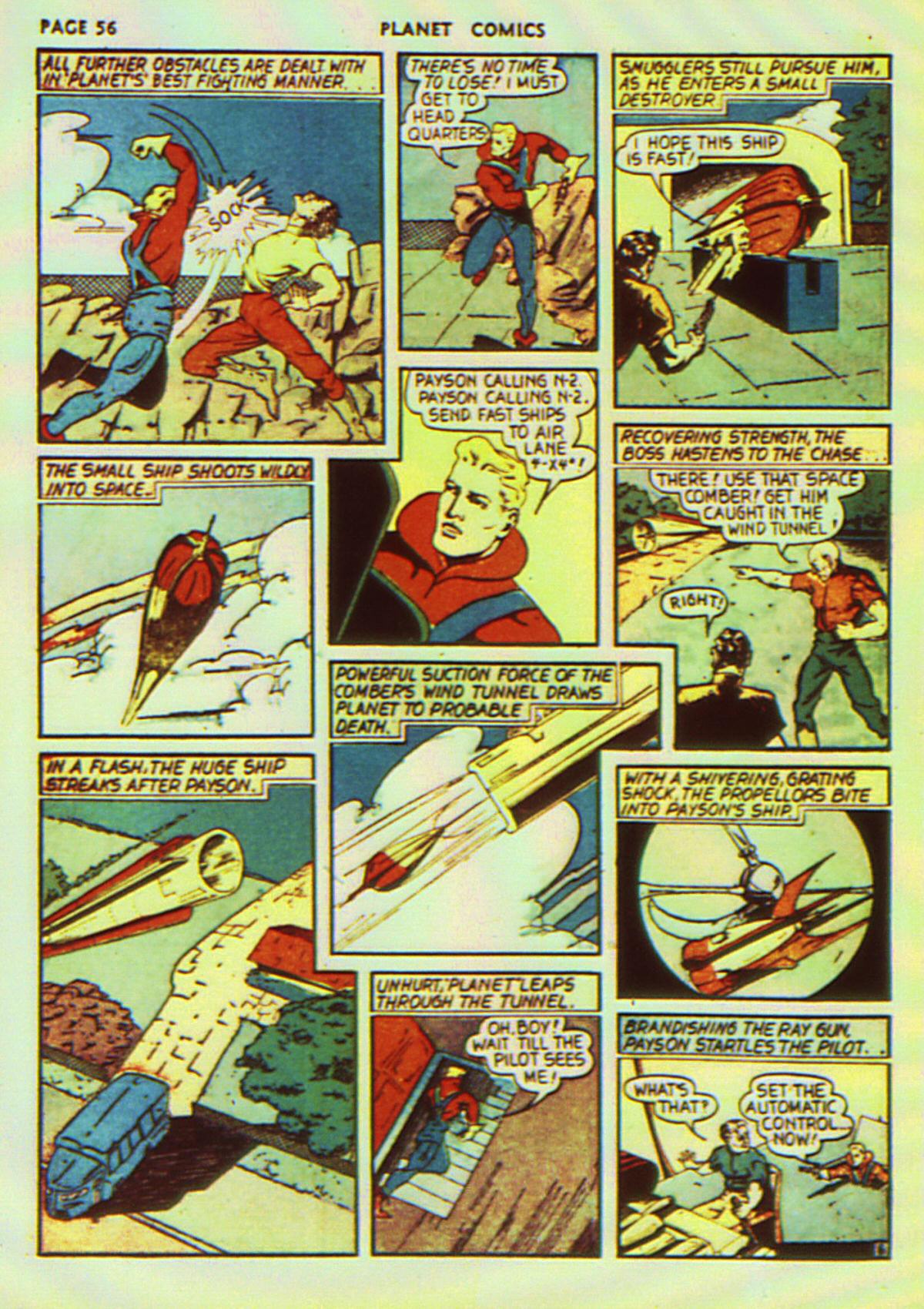Planet Comics #7 (Fiction House), page 59. Public domain (US).
