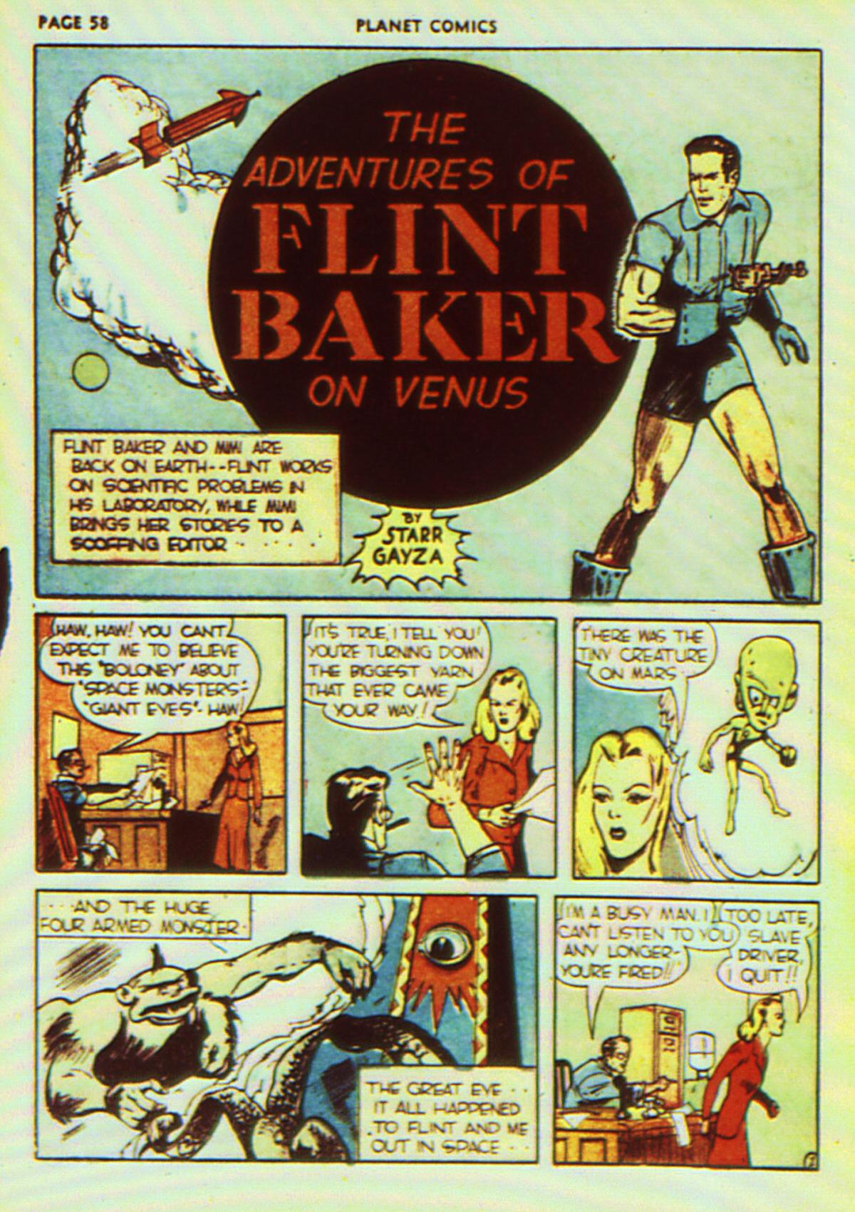 Planet Comics #7 (Fiction House), page 61. Public domain (US).