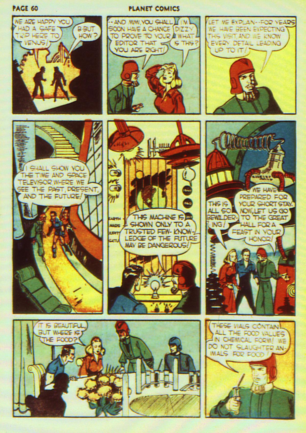 Planet Comics #7 (Fiction House), page 63. Public domain (US).