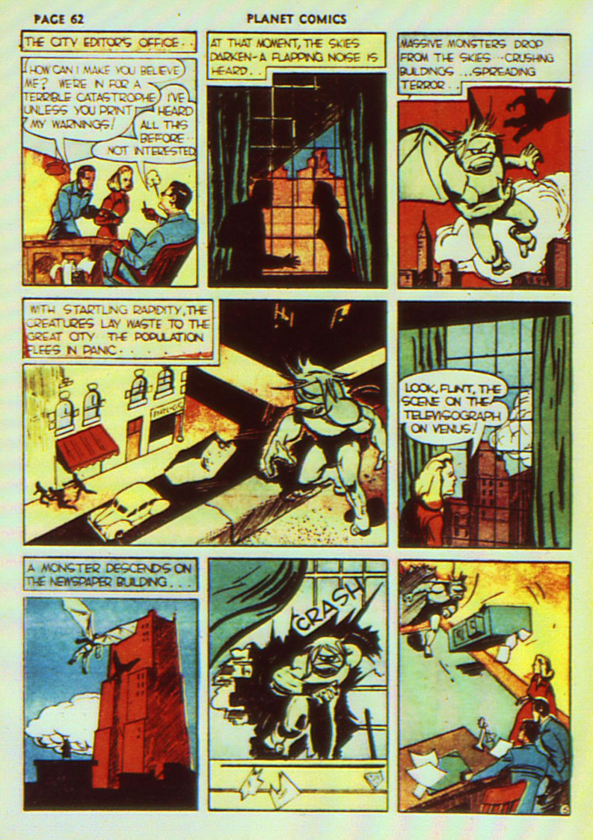 Planet Comics #7 (Fiction House), page 65. Public domain (US).
