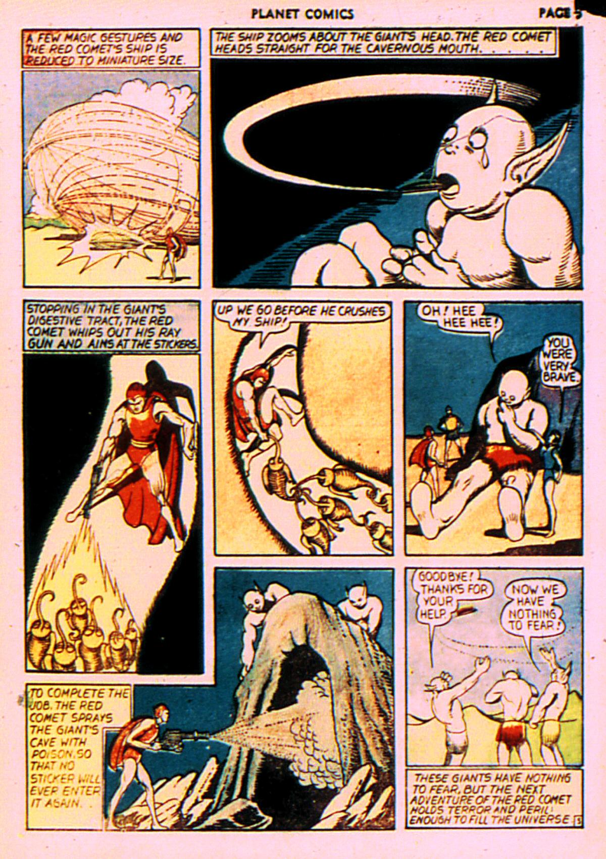 Planet Comics #7 (Fiction House), page 8. Public domain (US).