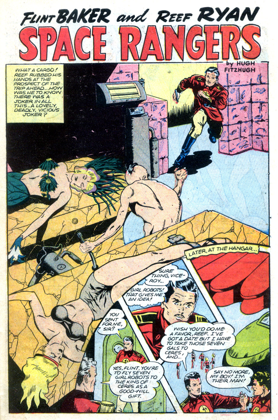 Planet Comics #70 (Fiction House), page 27. Public domain (US).