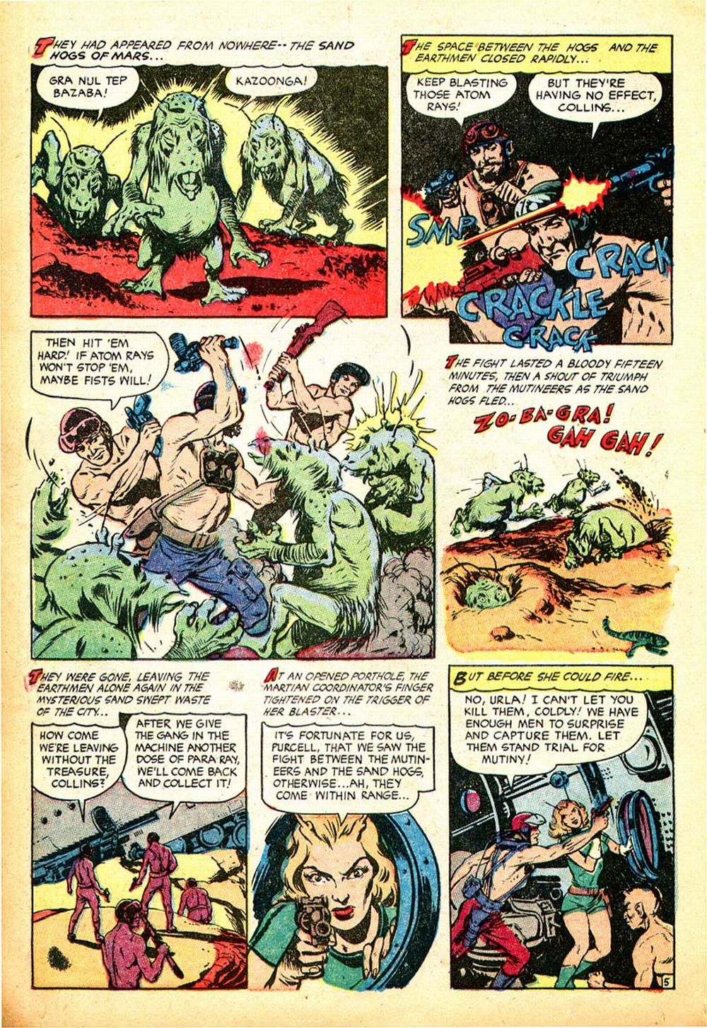 Planet Comics #71 (Fiction House), page 16. Public domain (US).