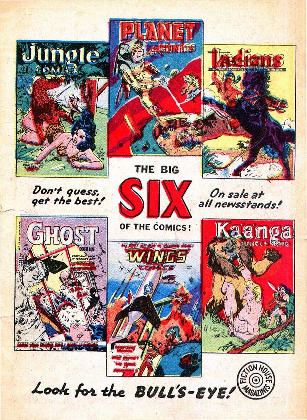 Planet Comics #71 (Fiction House), page 3. Public domain (US).