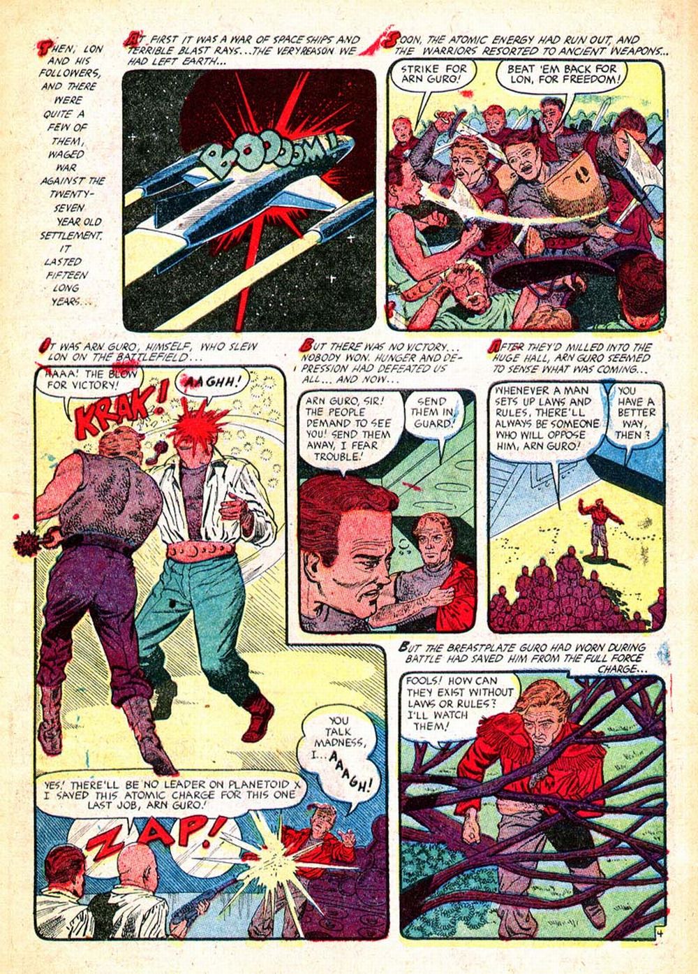 Planet Comics #71 (Fiction House), page 27. Public domain (US).