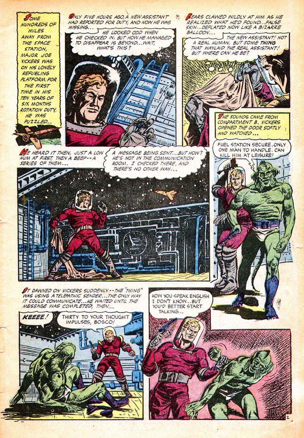 Planet Comics #71 (Fiction House), page 5. Public domain (US).