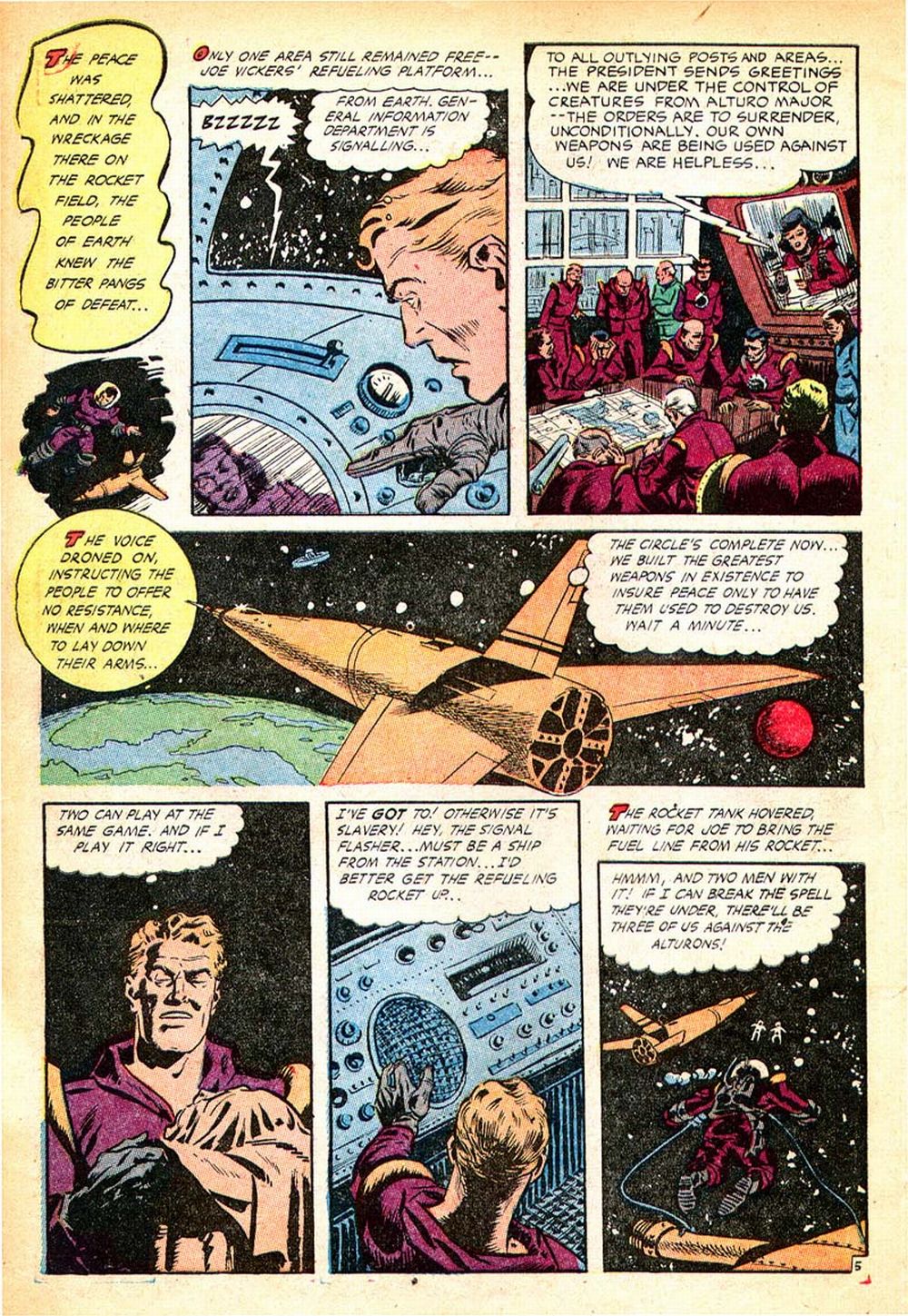 Planet Comics #71 (Fiction House), page 8. Public domain (US).