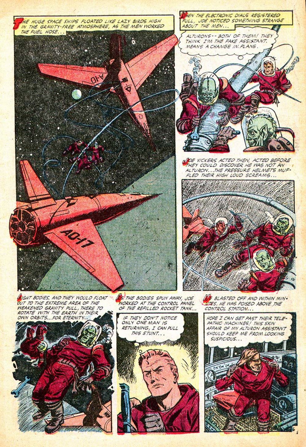 Planet Comics #71 (Fiction House), page 9. Public domain (US).