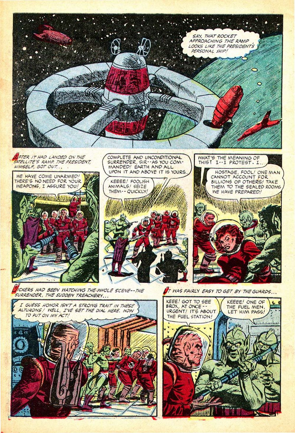 Planet Comics #71 (Fiction House), page 10. Public domain (US).